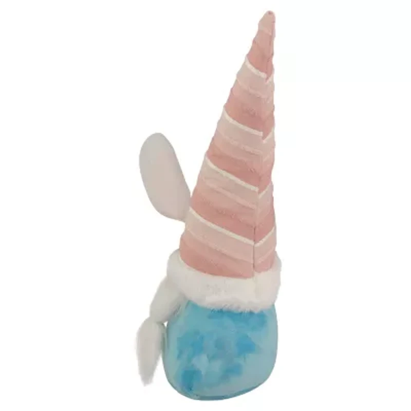 Northlight 13in Blue And Pink Girl Bunny Easter Gnome