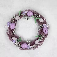 Northlight 12in Lavender Speckled Egg Twig Wreath