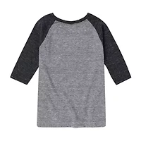 Little & Big Kid Boys Crew Neck 3/4 Sleeve Regular Fit Teenage Mutant Ninja Turtles Graphic T-Shirt