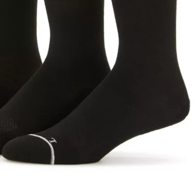 Stafford Casual Performance Mens 3 Pair Big and Tall Crew Socks