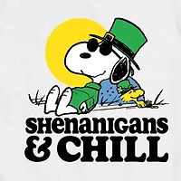 Mens Short Sleeve Peanuts St. Patrick's Day Graphic T-Shirt