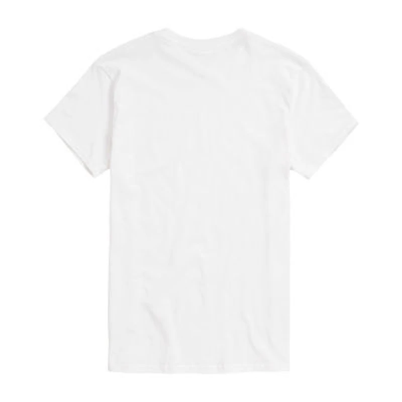 Novelty Mens Crew Neck Short Sleeve Regular Fit Peanuts Graphic T-Shirt