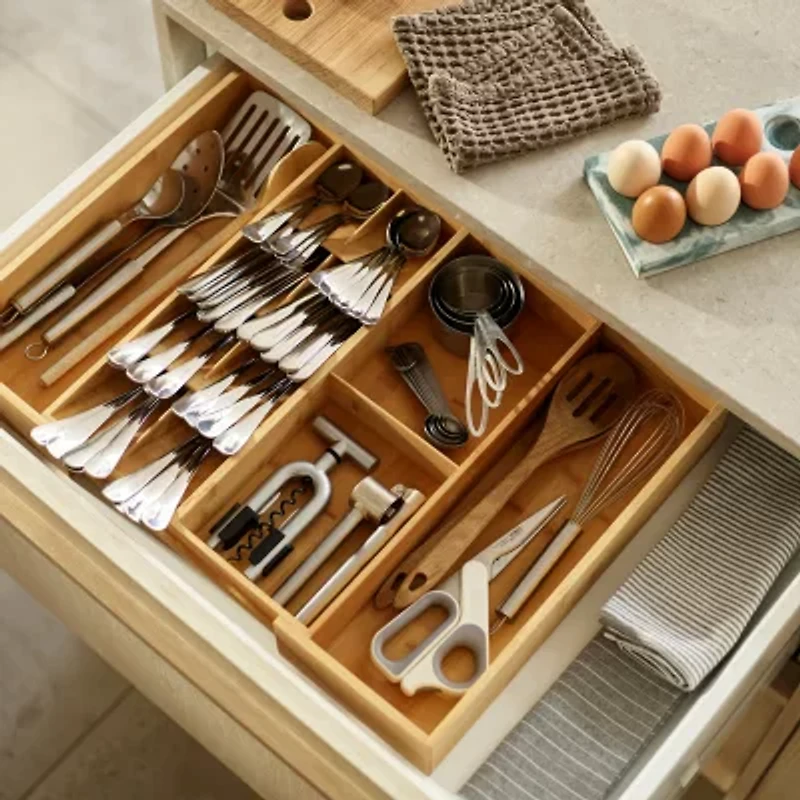 Joseph Joseph Bamboo Expanding Drawer Organizer