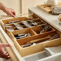 Joseph Joseph Bamboo Expanding Drawer Organizer