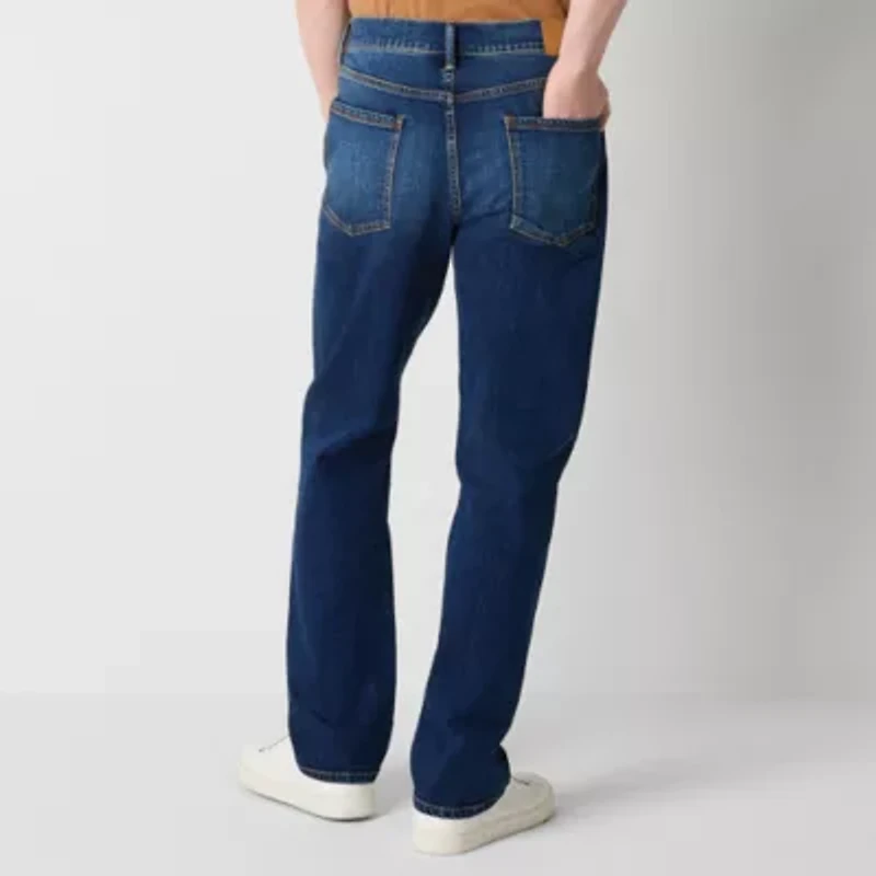 mutual weave Mens Stretch Fabric Straight Leg Jean