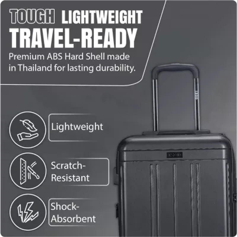 IZOD Zoe 3-pc. Hardside Expandable Lightweight Luggage Set