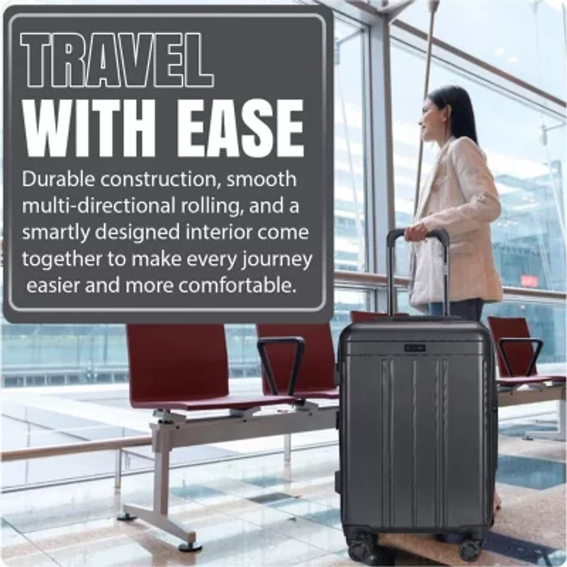 IZOD Zoe 3-pc. Hardside Expandable Lightweight Luggage Set