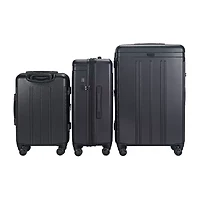IZOD Zoe 3-pc. Hardside Expandable Lightweight Luggage Set