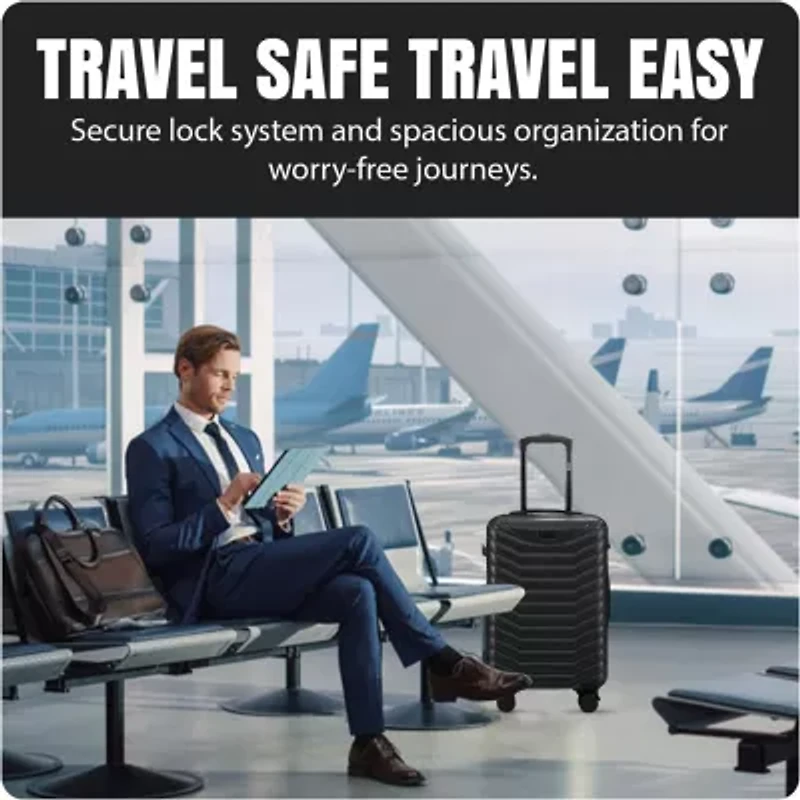 IZOD Phantom 3-pc. Hardside Expandable Lightweight Luggage Set