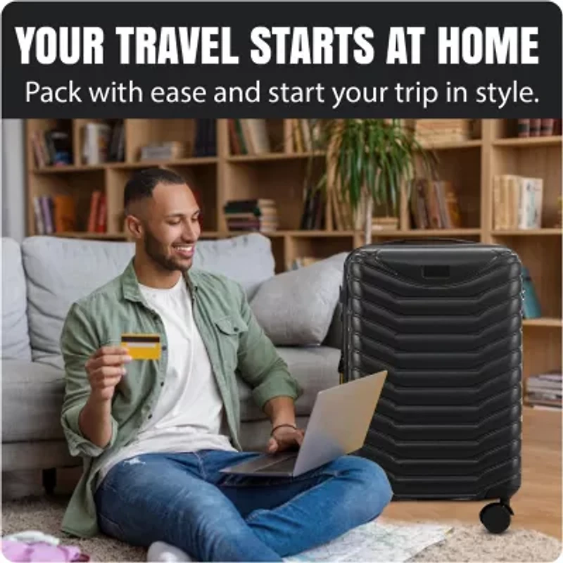 IZOD Phantom 3-pc. Hardside Expandable Lightweight Luggage Set