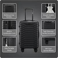 IZOD Phantom 3-pc. Hardside Expandable Lightweight Luggage Set