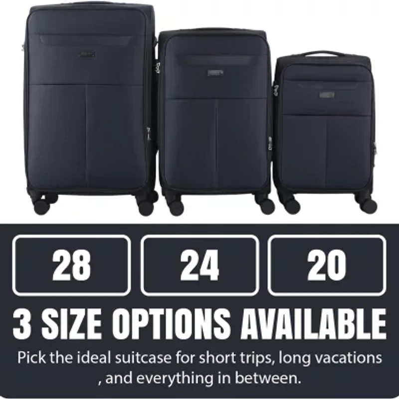 IZOD Liam 3-pc. Softside Expandable Lightweight Luggage Set