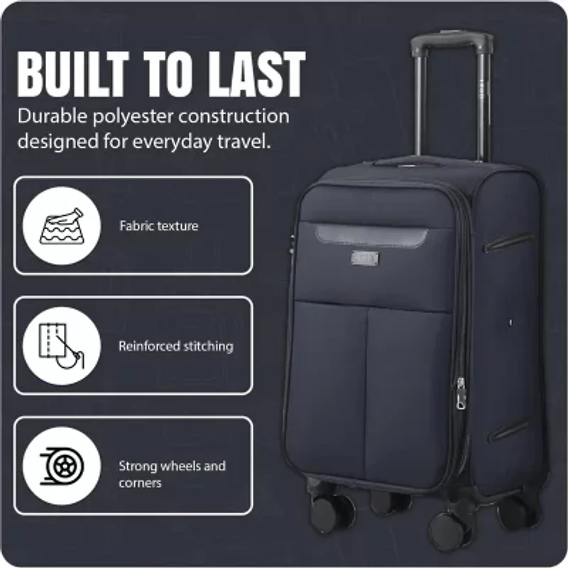 IZOD Liam 3-pc. Softside Expandable Lightweight Luggage Set