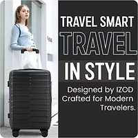 IZOD Romeo 3-pc. Hardside Expandable Lightweight Luggage Set