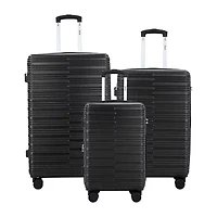 IZOD Romeo 3-pc. Hardside Expandable Lightweight Luggage Set