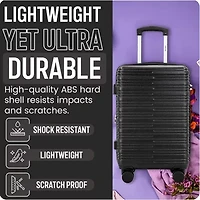 IZOD Romeo 3-pc. Hardside Expandable Lightweight Luggage Set