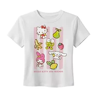 Womens Crew Neck Short Sleeve Regular Fit Hello Kitty Graphic T-Shirt
