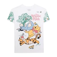 Boyfriend Tee Womens Crew Neck Short Sleeve Regular Fit Winnie The Pooh Graphic T-Shirt