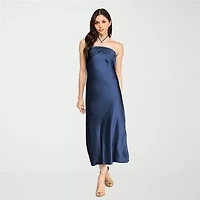 City Triangle Womens Juniors Sleeveless A-Line Dress