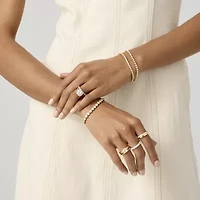 Diamond Addiction (E-F / Vs1-Vs2) Womens 2 CT. T.W. Lab Grown White 10K Gold Solitaire Cocktail Ring