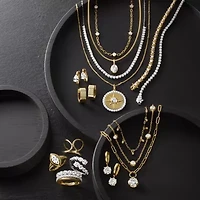 Diamond Addiction (G-H, Si2-I1) Womens 1 1/2 CT. T.W. Lab Grown White Diamond 14K Gold Over Silver 18 Inch Pendant Necklace