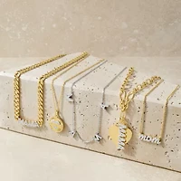 Diamond Addiction "Mama" Womens 1/10 CT. T.W. Natural White Diamond 14K Gold Over Silver Sterling Silver 18 Inch Pendant Necklace