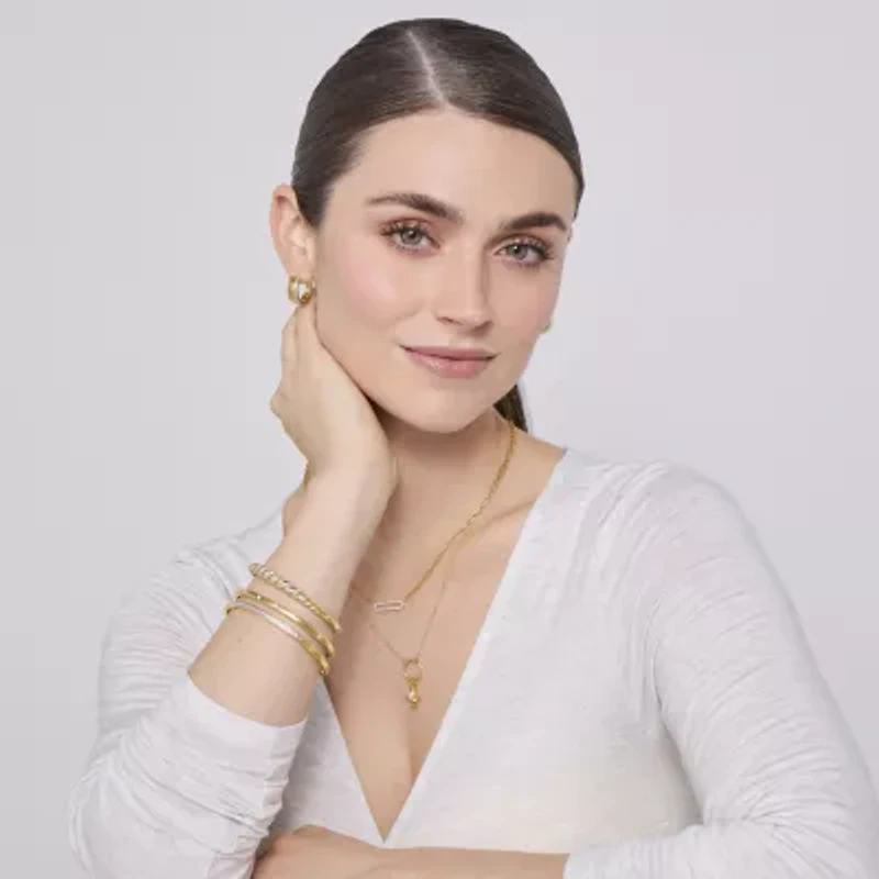 Diamond Addiction (G-H / Si2-I1) Womens 1/10 CT. T.W. Lab Grown White Diamond 14K Gold Over Silver LIghtning Bolt Moon Star 17 Inch Pendant Necklace