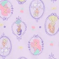 Disney Baby Girls Ariel Belle Cinderella Round Neck Short Sleeve Bodysuit