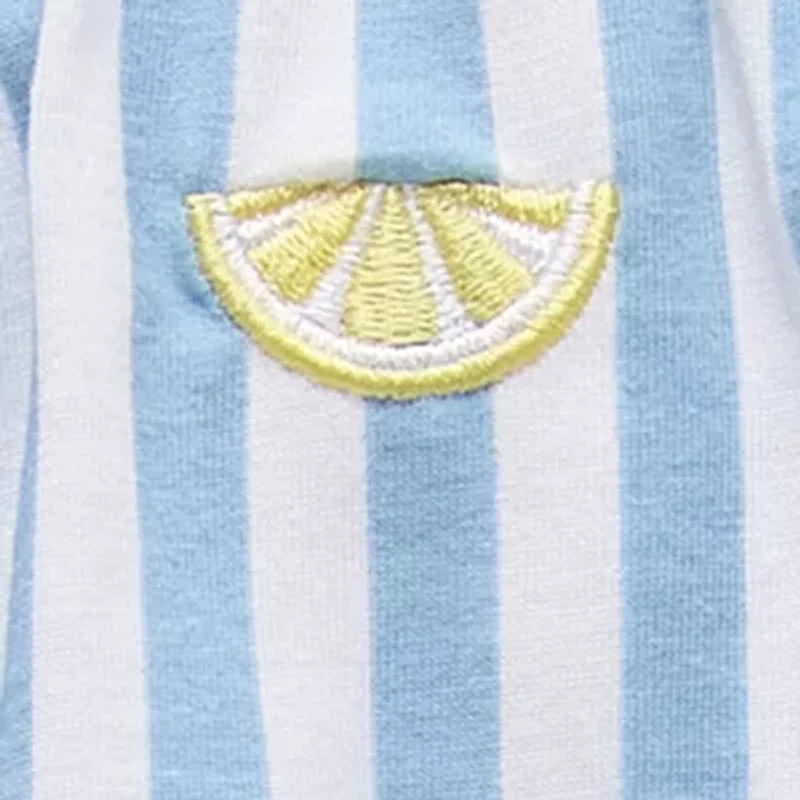 Okie Dokie Baby Girls Sleeveless Striped Romper