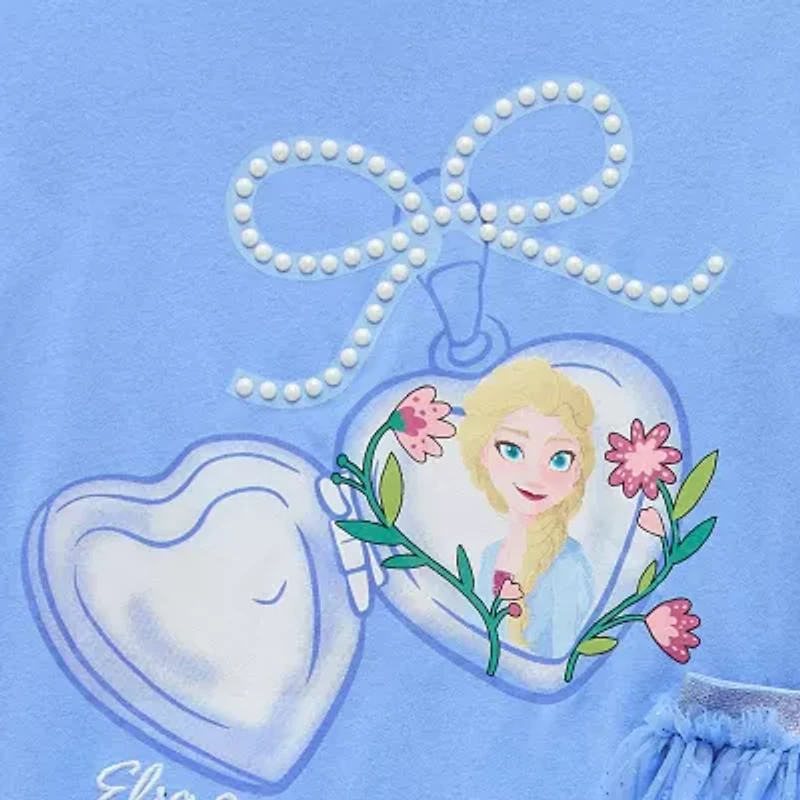 Disney Collection Little & Big Kid Girls 2-pc. Princess Elsa Skirt Set
