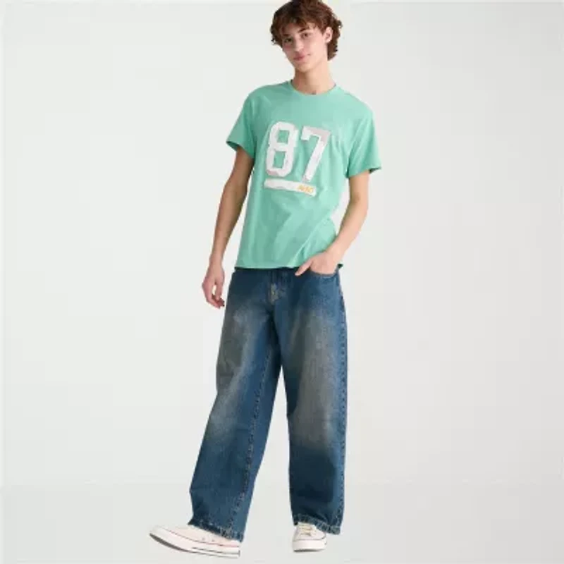 AEROPOSTALE Mens Crew Neck Short Sleeve Classic Fit Graphic T-Shirt