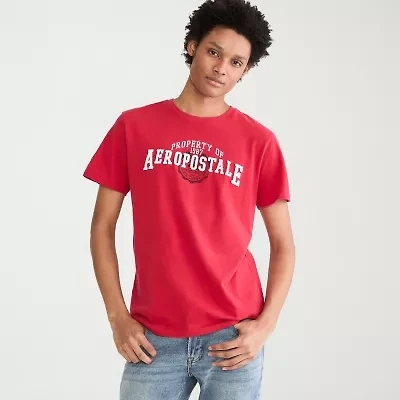AEROPOSTALE Mens Crew Neck Short Sleeve Classic Fit Graphic T-Shirt