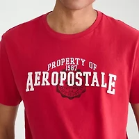 AEROPOSTALE Mens Crew Neck Short Sleeve Classic Fit Graphic T-Shirt