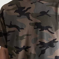 AEROPOSTALE Camo Heavyweight Mens Crew Neck Short Sleeve T-Shirt