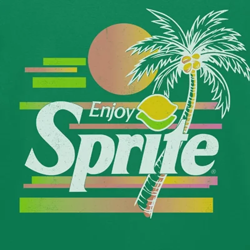 Sprite Mens Crew Neck Short Sleeve Classic Fit Big and Tall Graphic T-Shirt