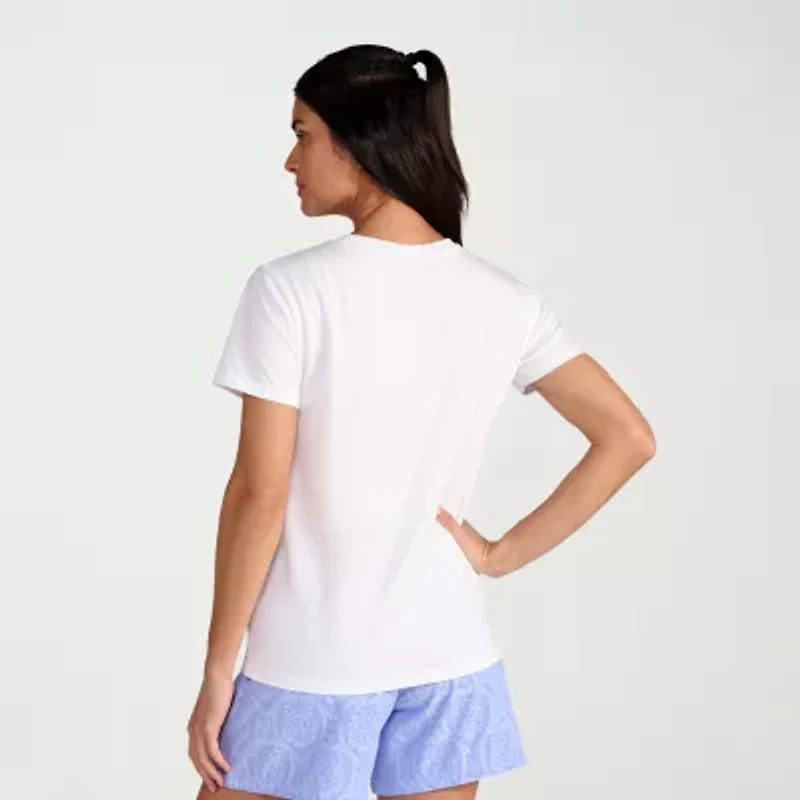 PUMA Womens Crew Neck Short Sleeve Active T-Shirt