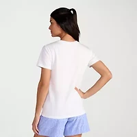 PUMA Womens Crew Neck Short Sleeve Active T-Shirt