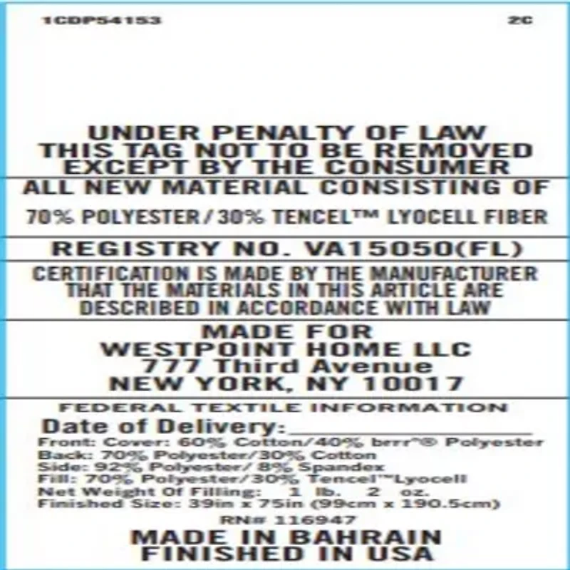 Martex Brrr Cooling Mattress Pad