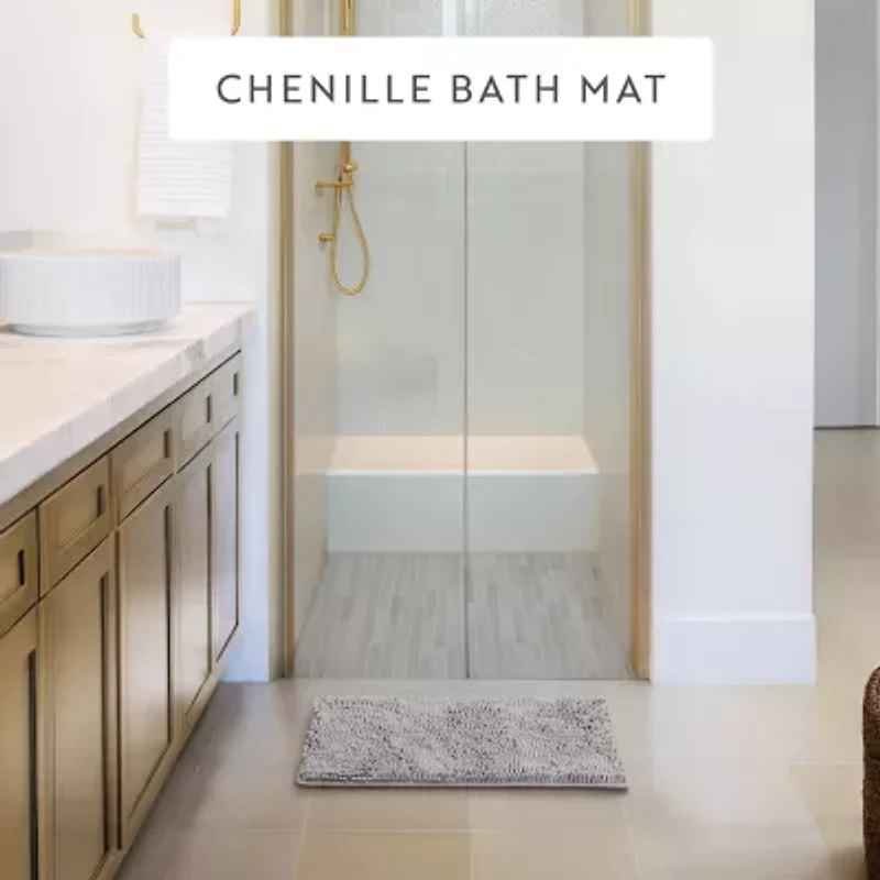 Casual Comfort Chenille Bathtub Mat