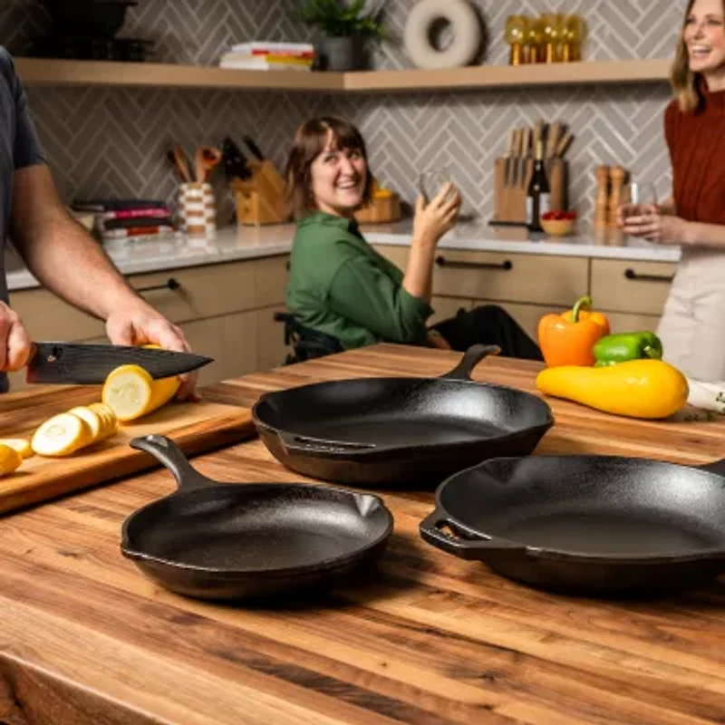 Lodge Cookware 3-pc. Cast Iron Skillet