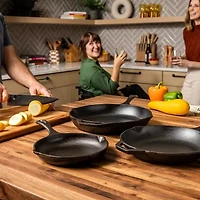 Lodge Cookware 3-pc. Cast Iron Skillet