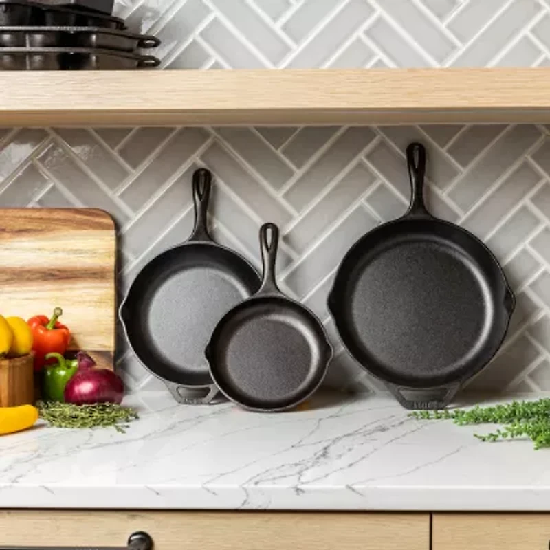 Lodge Cookware 3-pc. Cast Iron Skillet