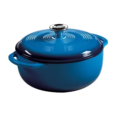 Lodge Cookware Enameled Cast Iron 4 1/2 Qt Dutch Oven