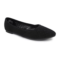Pop Gerinina Womens Almond Closed Toe Ballet Flats