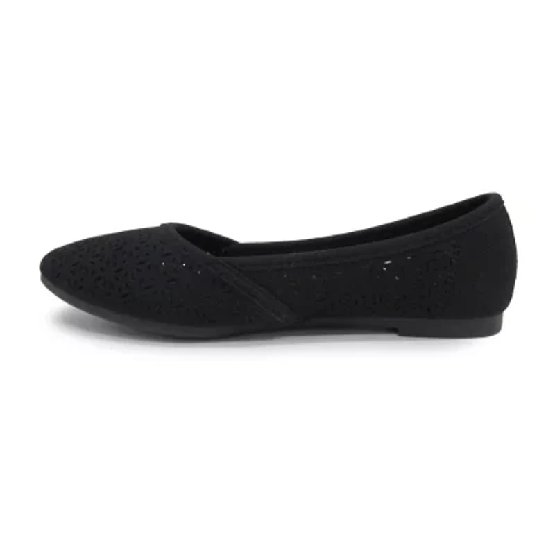 Pop Gerinina Womens Almond Closed Toe Ballet Flats