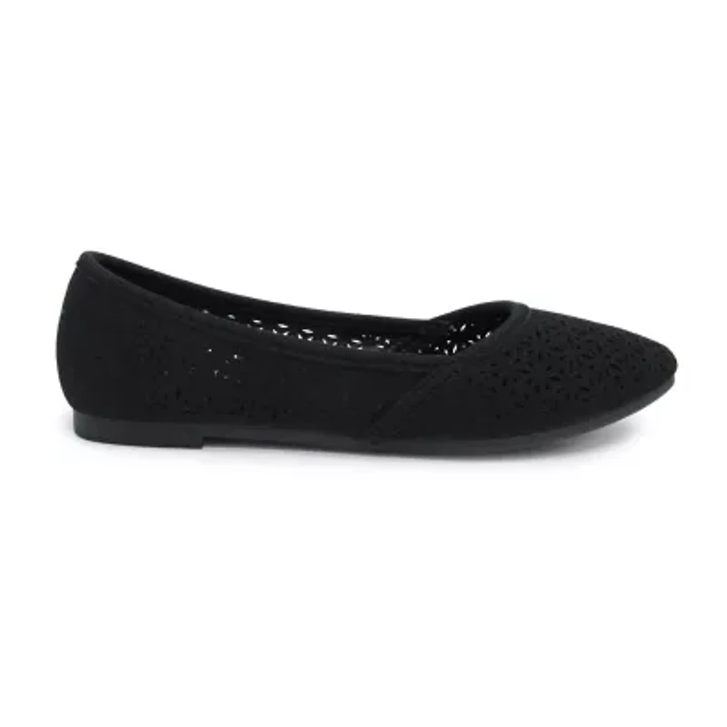 Pop Gerinina Womens Almond Closed Toe Ballet Flats