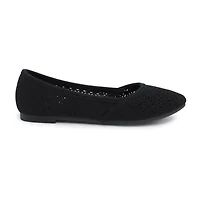 Pop Gerinina Womens Almond Closed Toe Ballet Flats