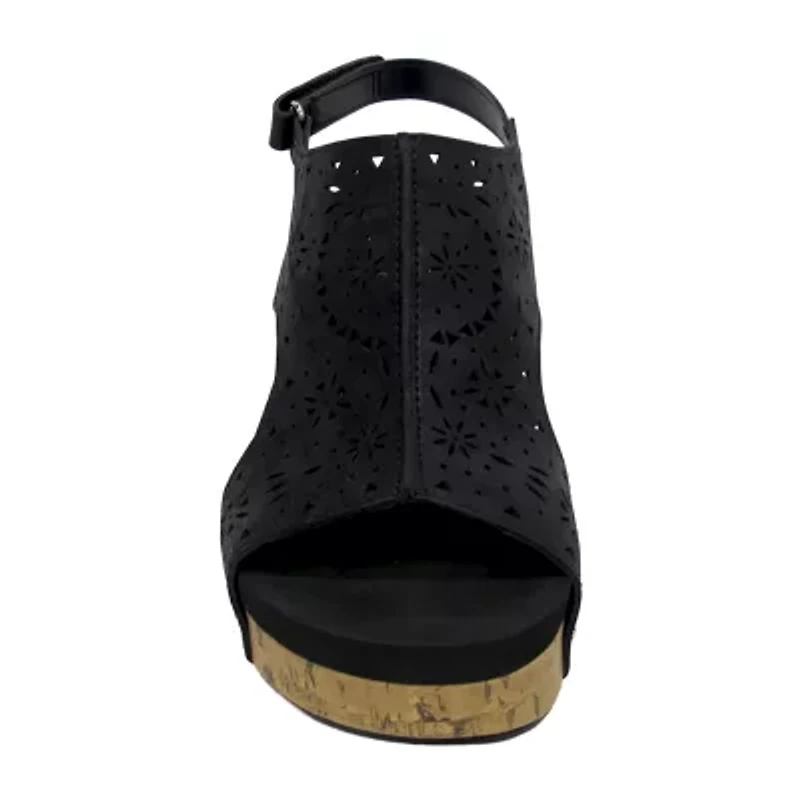 Pop Womens Ellerie Wedge Sandals