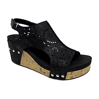 Pop Womens Ellerie Wedge Sandals