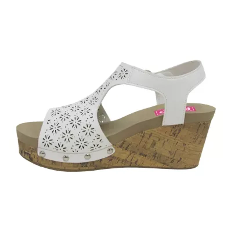Pop Womens Virelyne Wedge Sandals